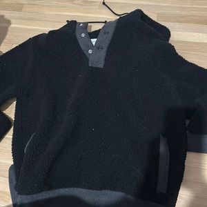 Super cute black Sherpa sweatshirt